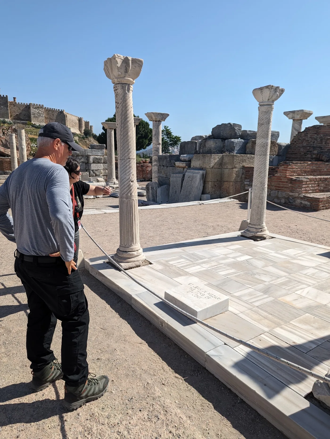 The tomb of the Apostle John at Ephesus